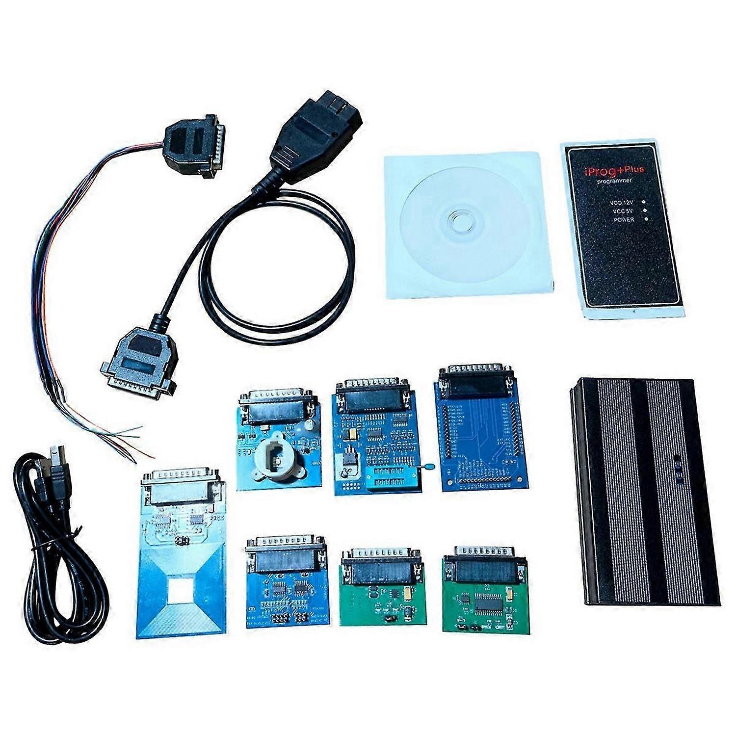 Latest Iprog Plus V85 Full Adapter Ecu Programmer Support Replacement Carprog/Digiprog3 Car Key Prog