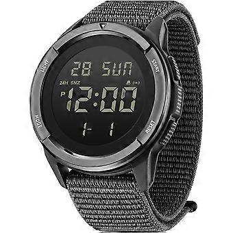 Relógio Digital Militar Masculino Preto Tático Esportivo à Prova d'Água