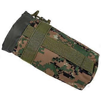 Camouflage Nylon Water Bottle Carrier Bag for Outdoor Use