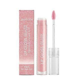 Nude Pink Moisturizing Lip Gloss - Hydrating Plumping Shine with Fine Shimmer for All-Day Comfort and Glow
