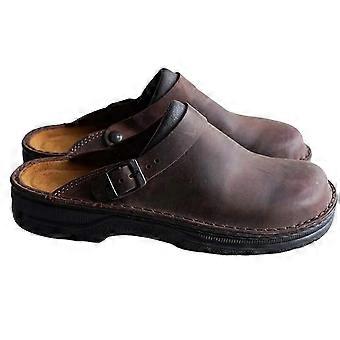 Men's Round Toe Slippers Non-slip Thick Sole Outdoor Sandals Comfortable Breathable Beach Shoes-DF