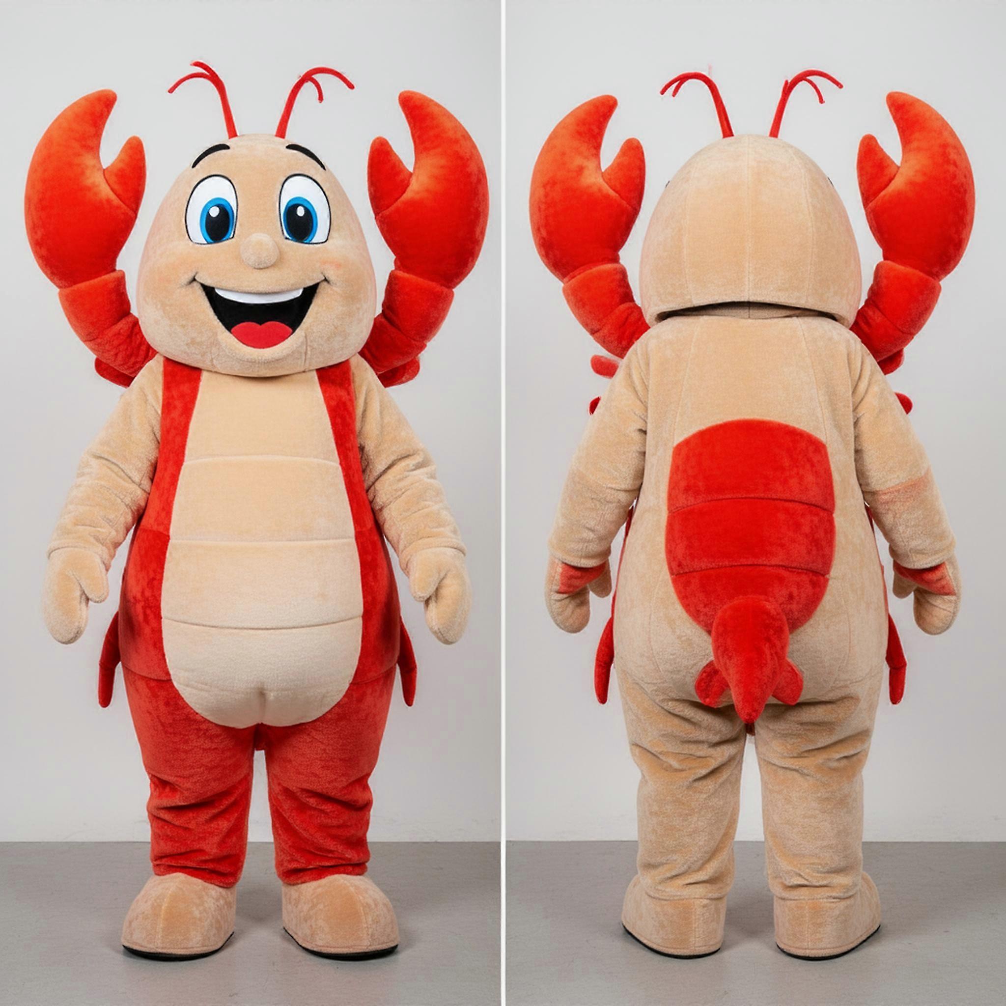 MASTICOT Velvety Beige Oversized Lobster Bisque Mascot