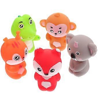 Lovely Finger Puppets for Training Use 5Pcs Interactive Kids Toy Animals