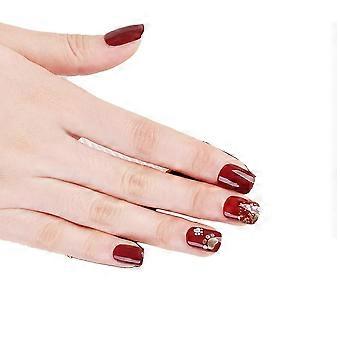 Handmade Short Fake Nails Jelly Glue Soft Armor, Wearing A High-grade Nail Nail. Style3