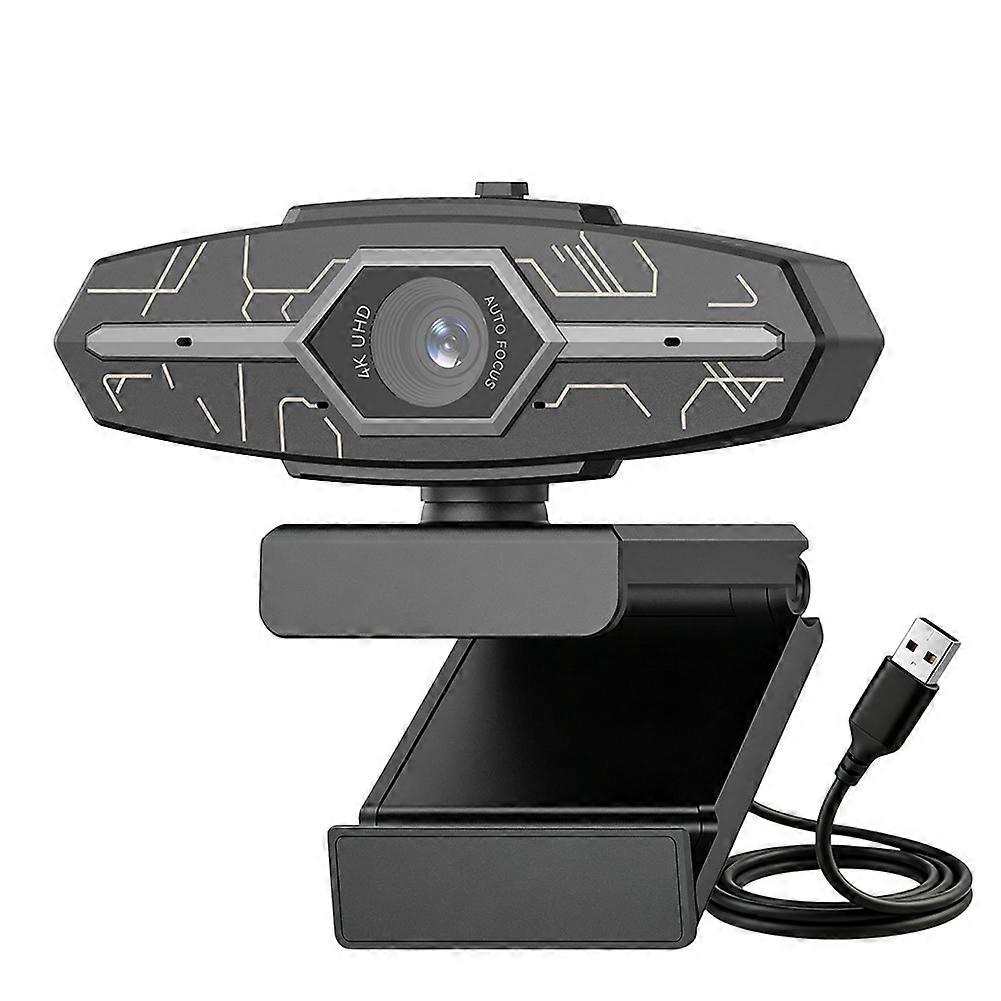 4K Webcam Autofocus Streaming Web Cam Video Camera with Microphone for PC Laptop