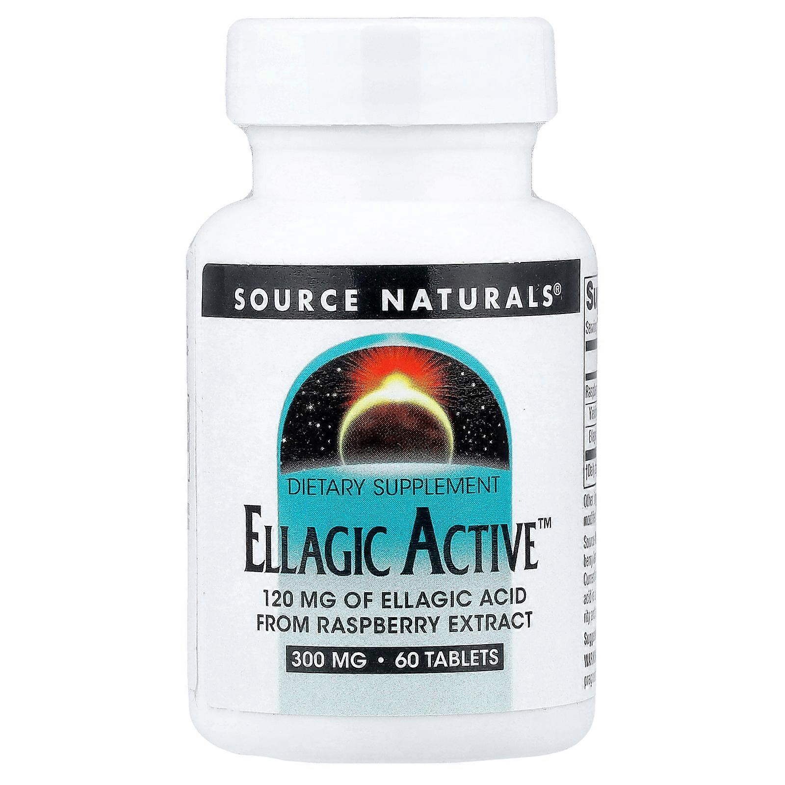 Source Naturals, Ellagic Active™, 60 Tablets