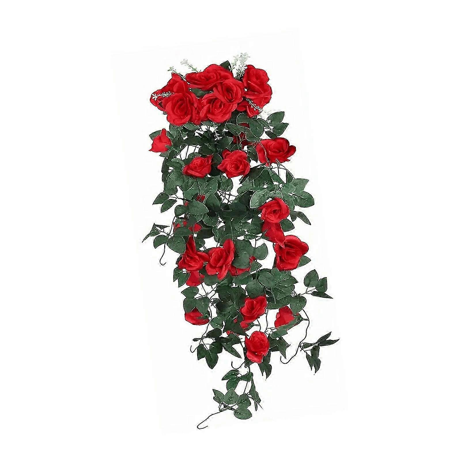Low-Maintenance Rose Floral Garland