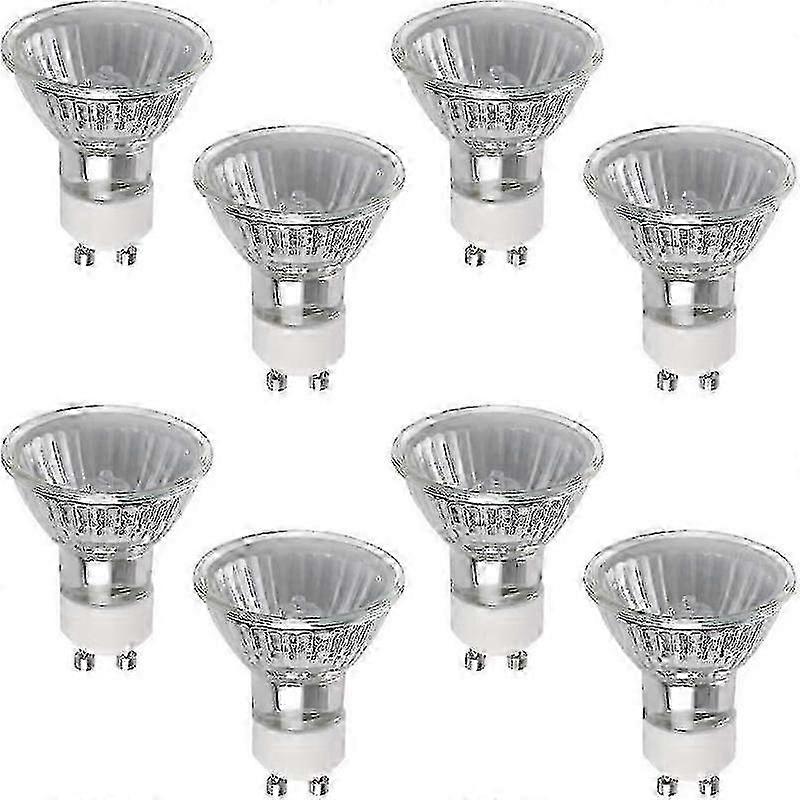 GU10 50W Dimmable Halogen Spotlight 8 Pack