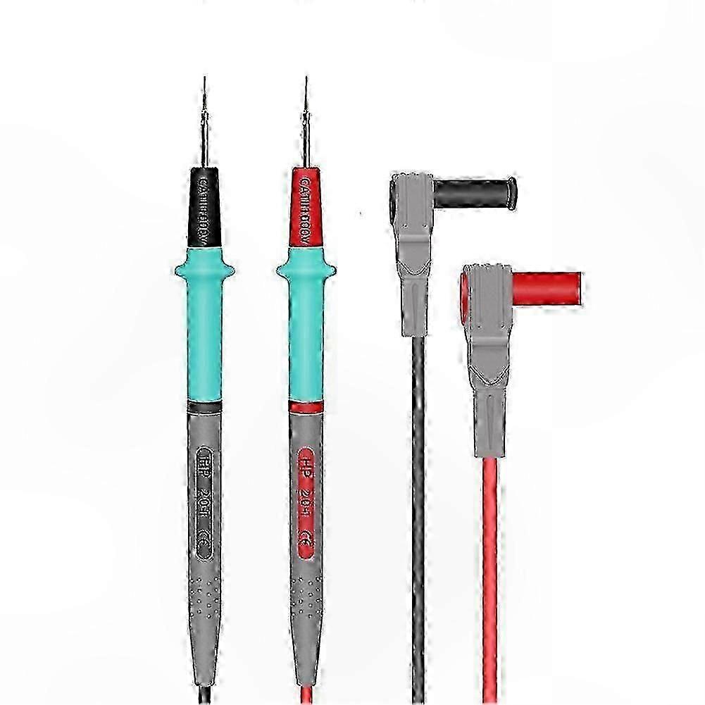 Silicone Multimeter Test Leads 1000V 20A Needle Tip Probe Cables for Electrical Testing