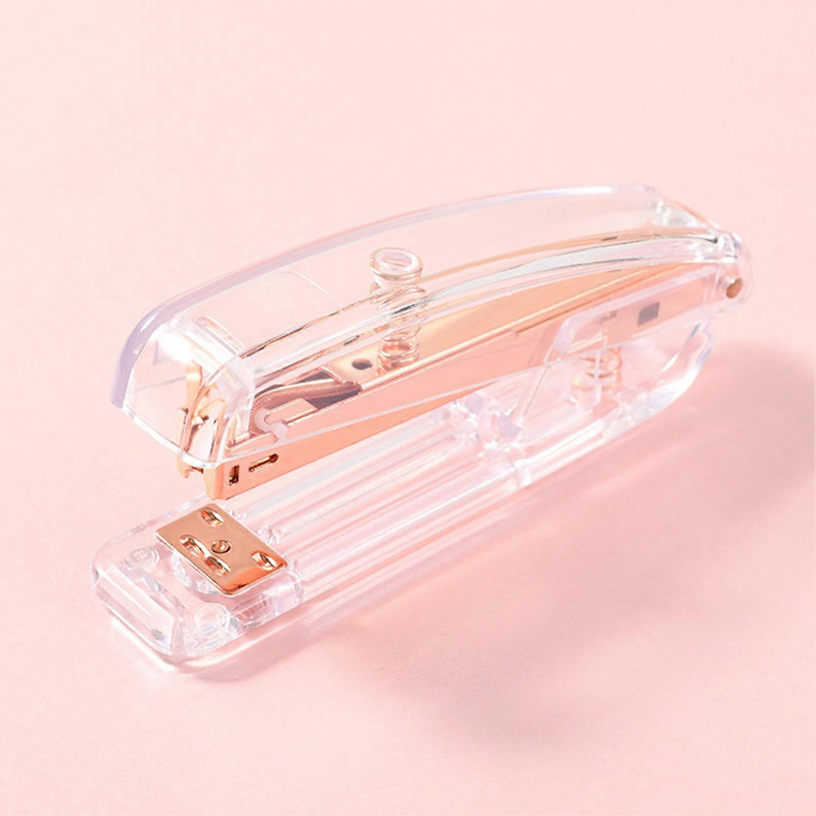 Anti-Slip 25-Sheet Transparent Stapler
