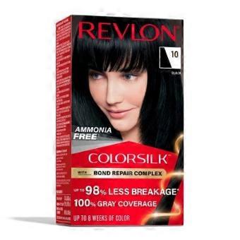 Revlon Colorsilk Beautiful Color Permanent Long-Lasting High-Definition with 100% Gray Coverage Hair Color, 011 Soft Black - 4.4 fl oz