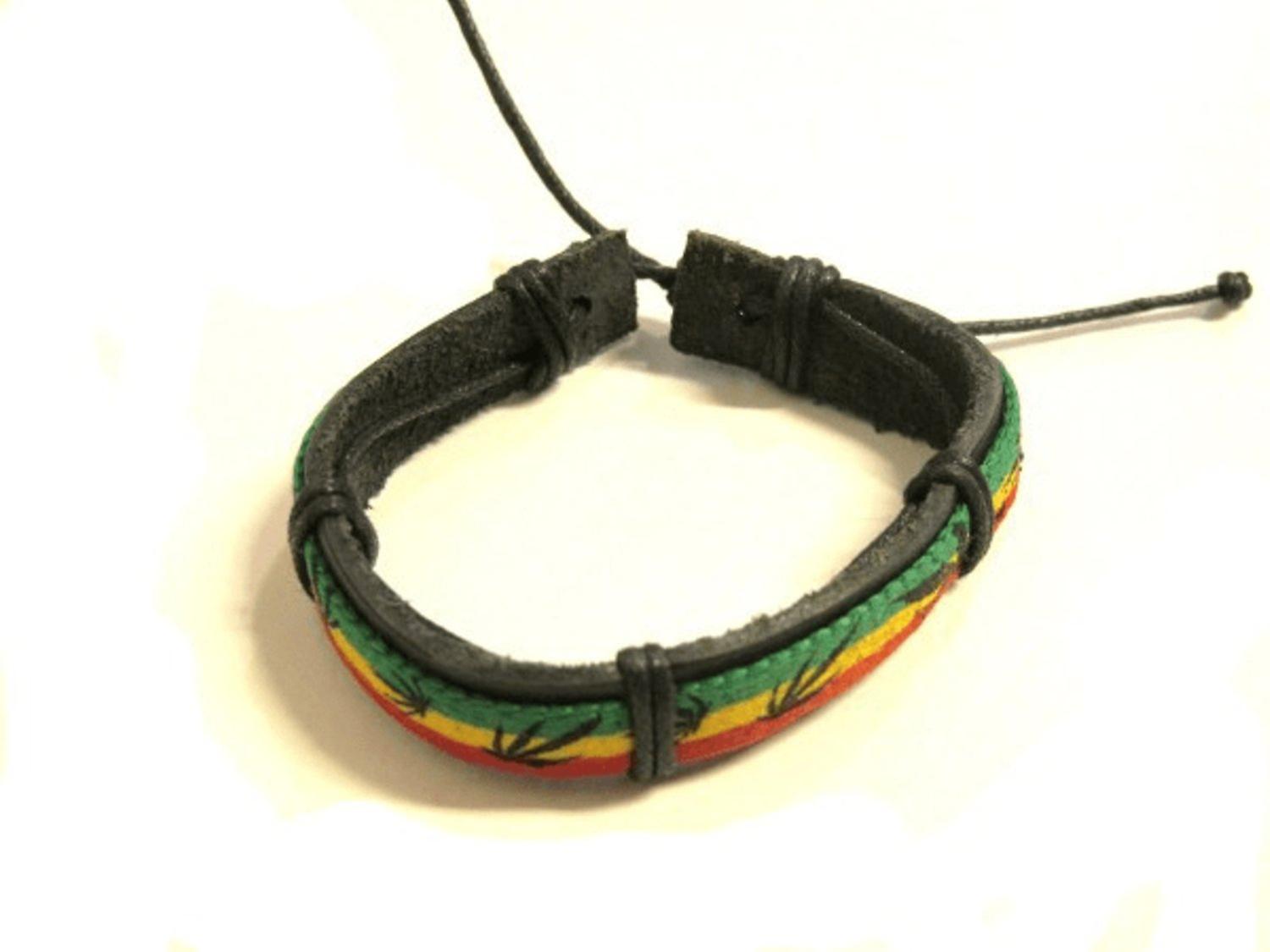 Rasta Bracelet - Leather