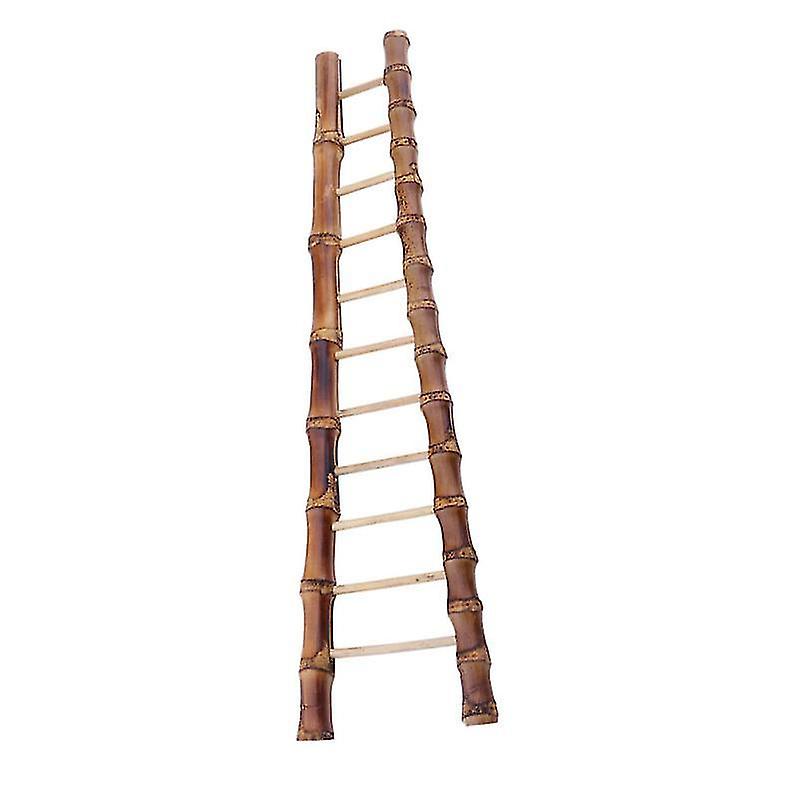 32X10cm Bamboo Sushi Mats 1pc Bamboo Ladder Photo Prop Simulation Bamboo Ladder Sashimi Plate Decor
