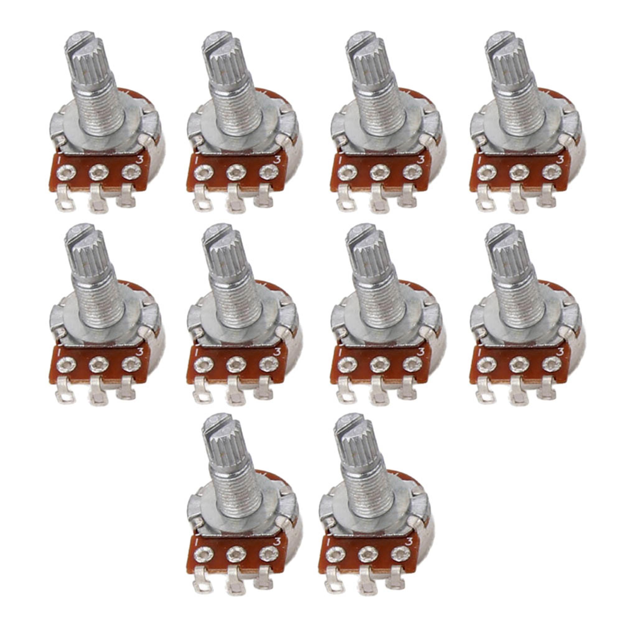 1 Set of 10 B500K OHM Audio Tone Guitar Potentiometer
