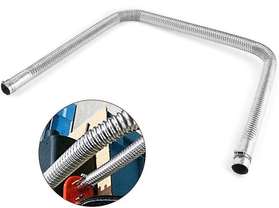 Stainless Steel Parking Heater Exhaust Pipe - 2.5cm Inner Diameter, 120cm Length, Fits Most Vehicle Air Heaters