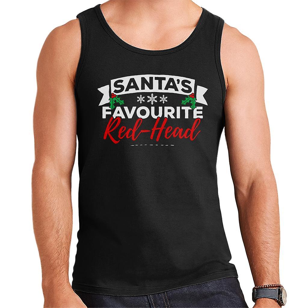 Santas oblíbené Redhead vánoční muži ' s vest
