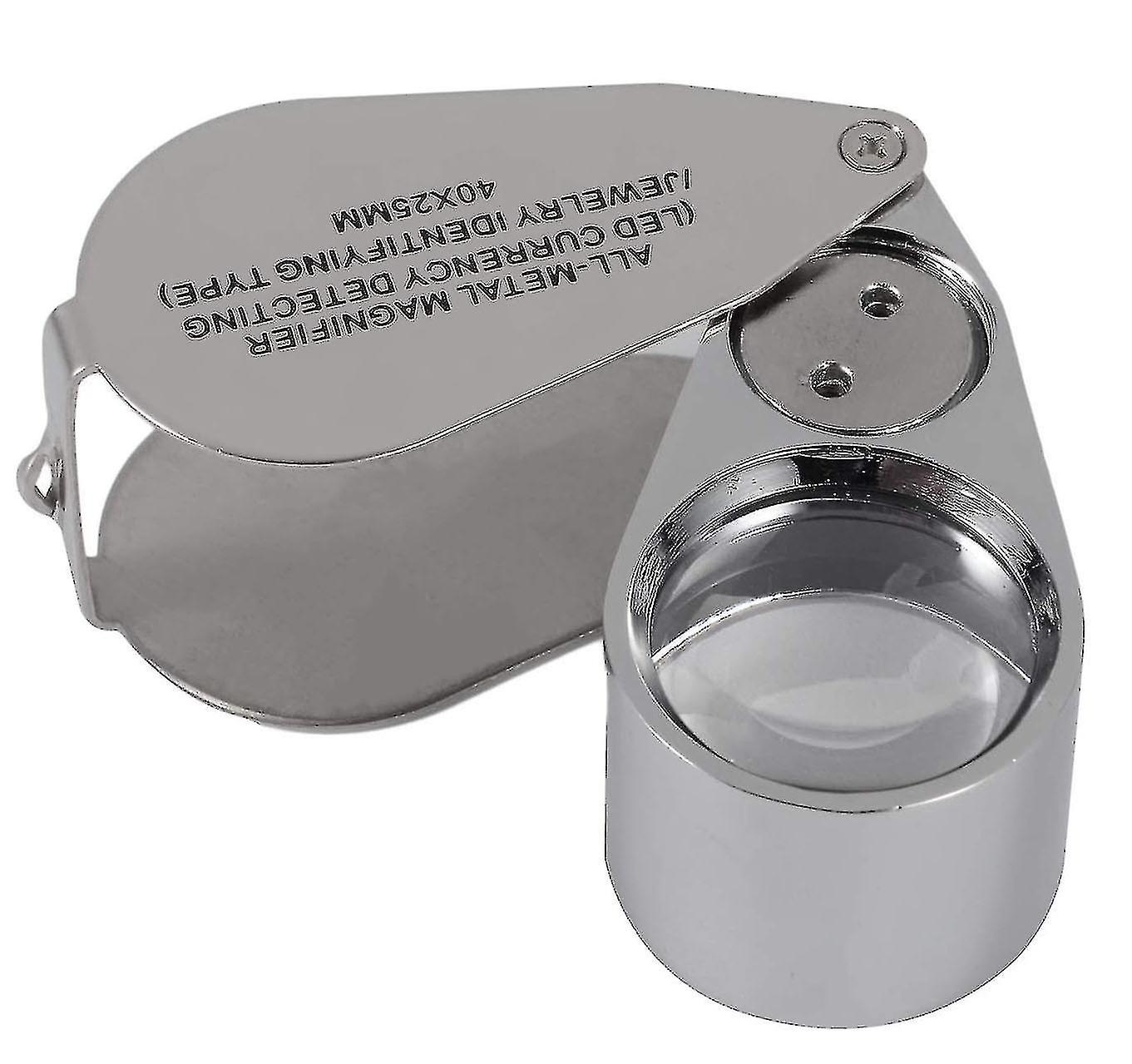 Jeweler's Magnifier 40x Magnification made Of Metal