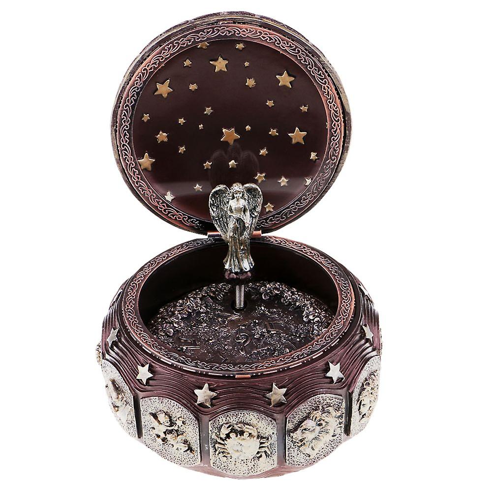12 Constellation Music Box con flash LED Lights Fish Music Boxes