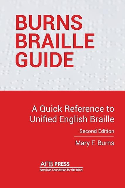 Burns Braille Guide - Mary F Burns - Paperback - English Book - Language: reference and general