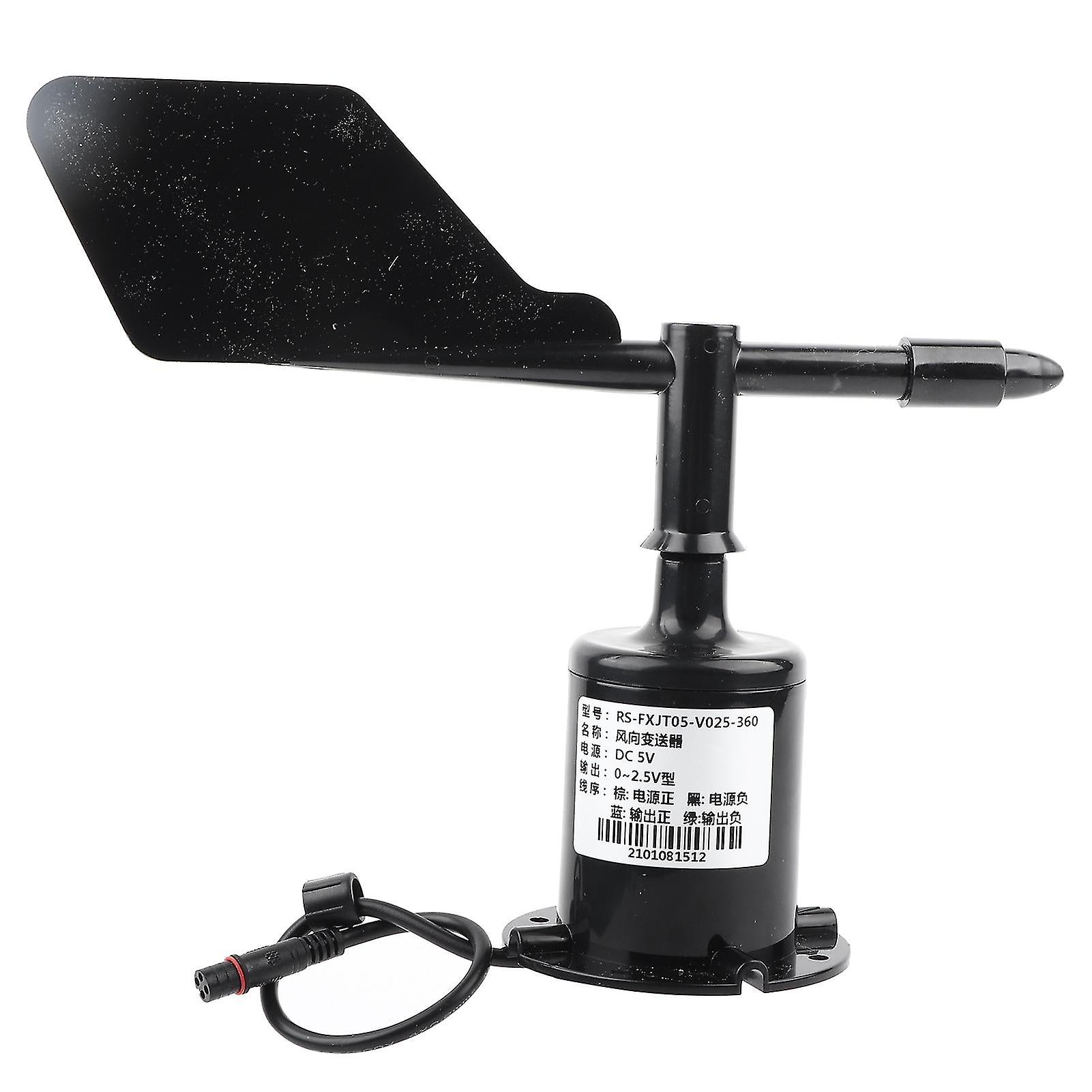 360 Degree Wind Transmitter Transducer Wind Speed Anemometer Instruments For Ambient Weather0-2.5v(5v Power Supply)