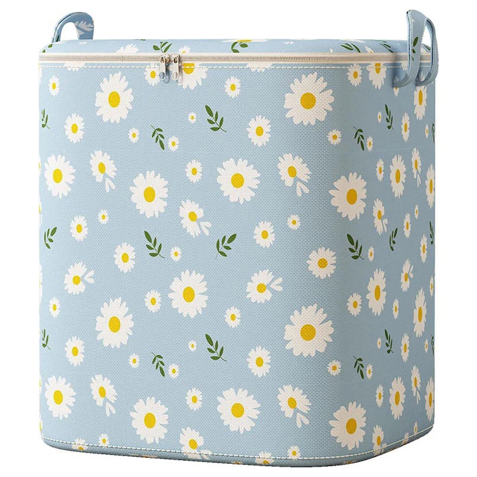 Foldable Storage Bag Quilt Storage Box With Zipper And Handle Storage Box