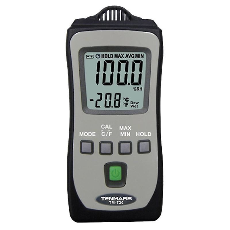 Mini Pocket Temperature Humidity Rh Meter Wet Bulb Dew Point Tenmars Tm-730