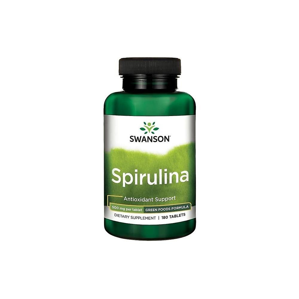 Dietary supplements Swanson Spirulina 500 Mg (180 tablets) 7188