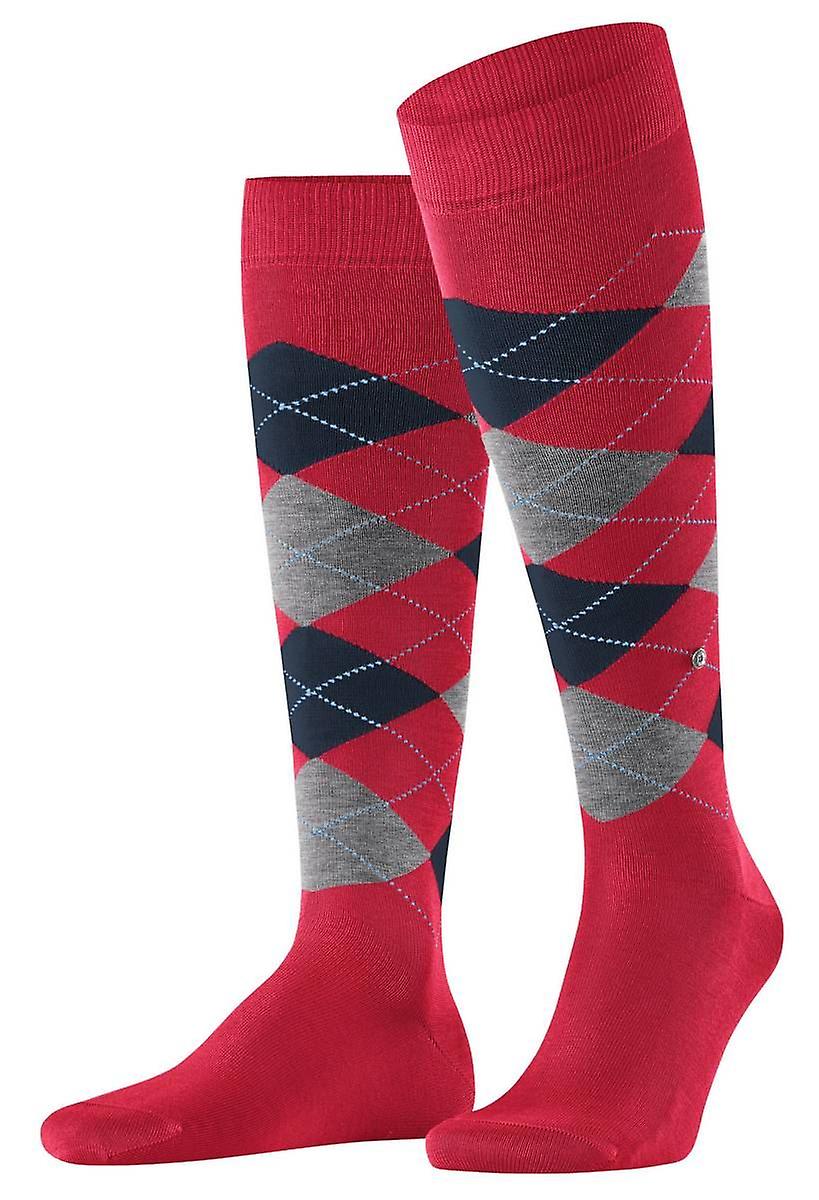 Burlington Manchester Knee High Socks - Passion Red