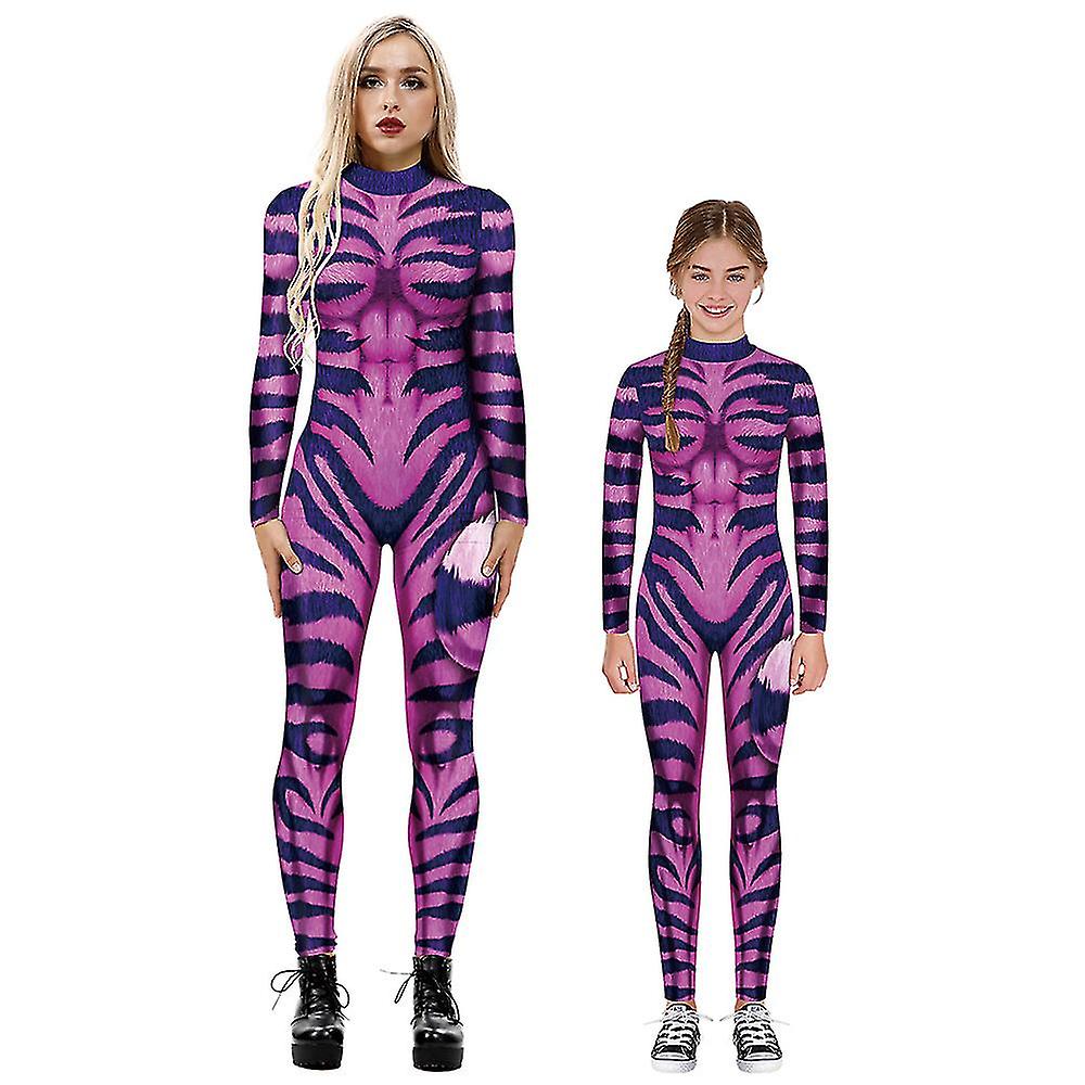 Κοστούμι για γυναίκες και παιδιά - Comfy Easy Adult Onesie Jumpsuit - και πίσω εκτύπωση με μάσκα φερμουάρ