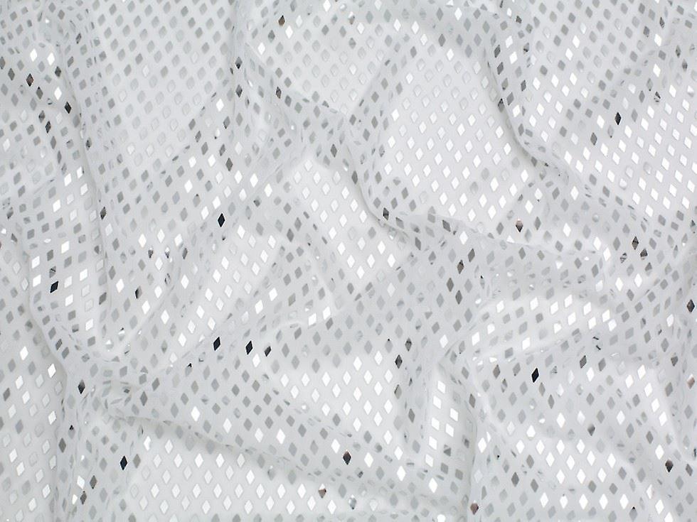 Minerva Sequin Stretch Power Net Mesh