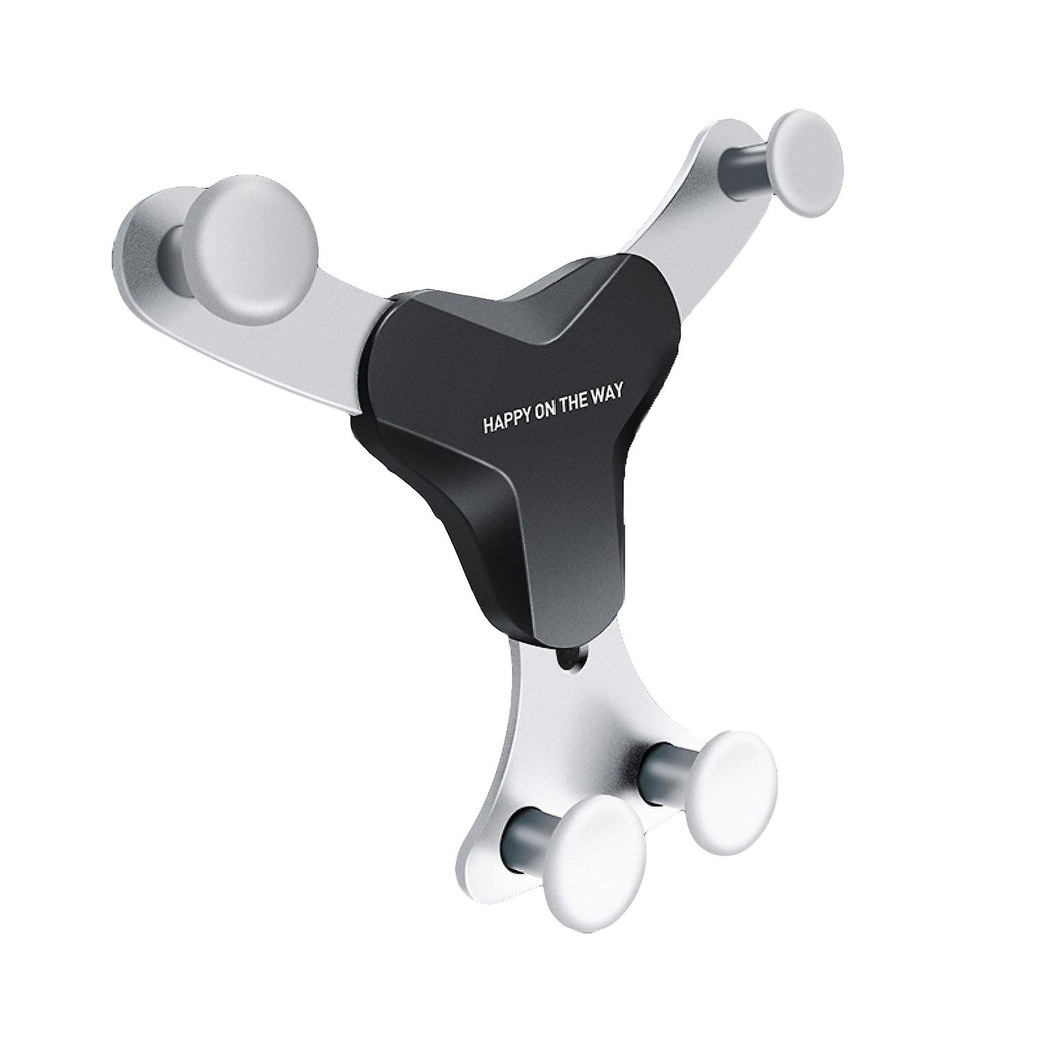 Cellphone Bracket Double Triangle Fixation Multifunctional Gravity Car Air Vent Phone Stand compatib