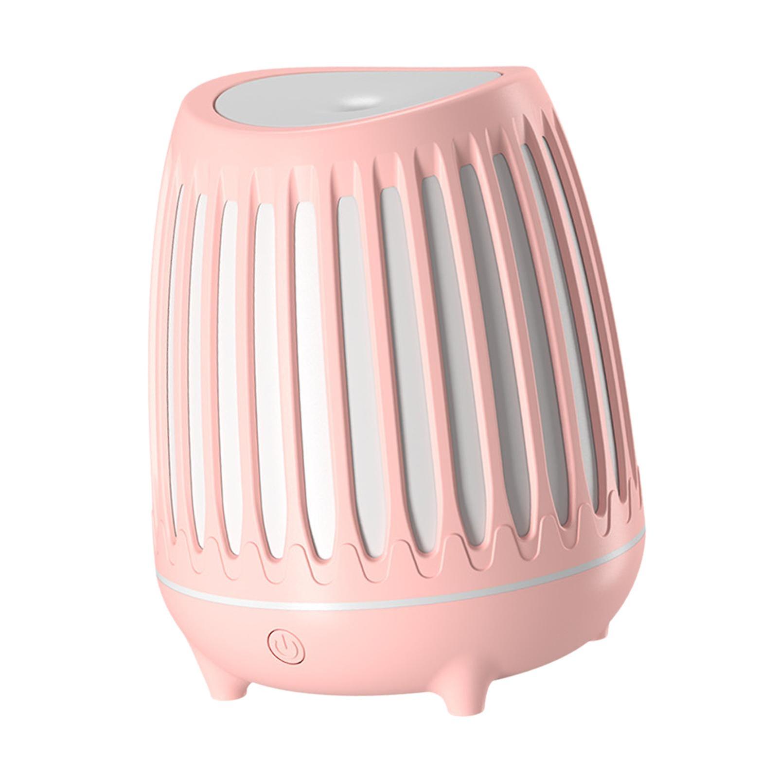 Air Humidifier Essential Oil Diffuser Timer USB Night Light Silent Pink