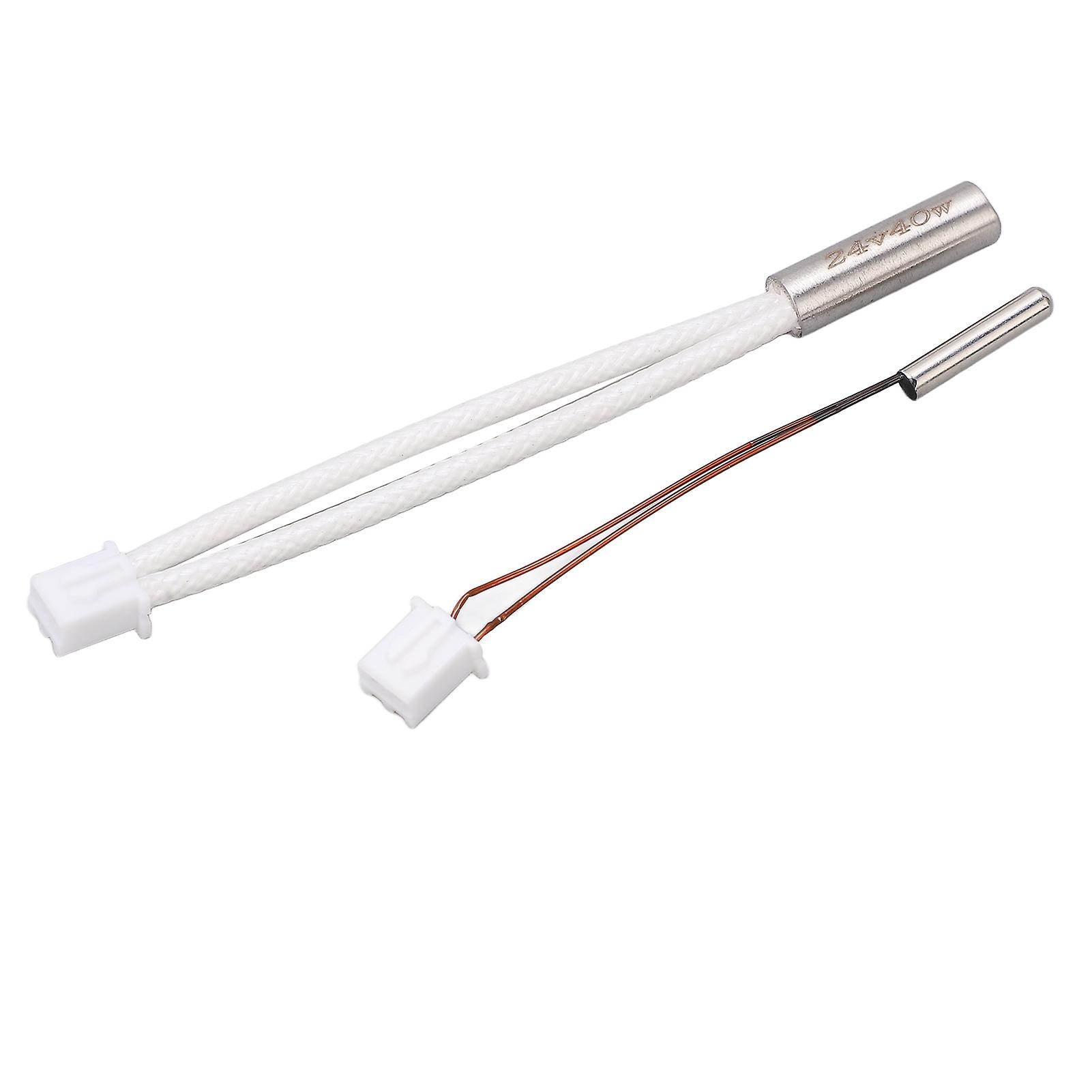 Stainless Steel Thermistor Cable with Temperature Sensor for 24V 40W Cartridge Heater for 3D Printer