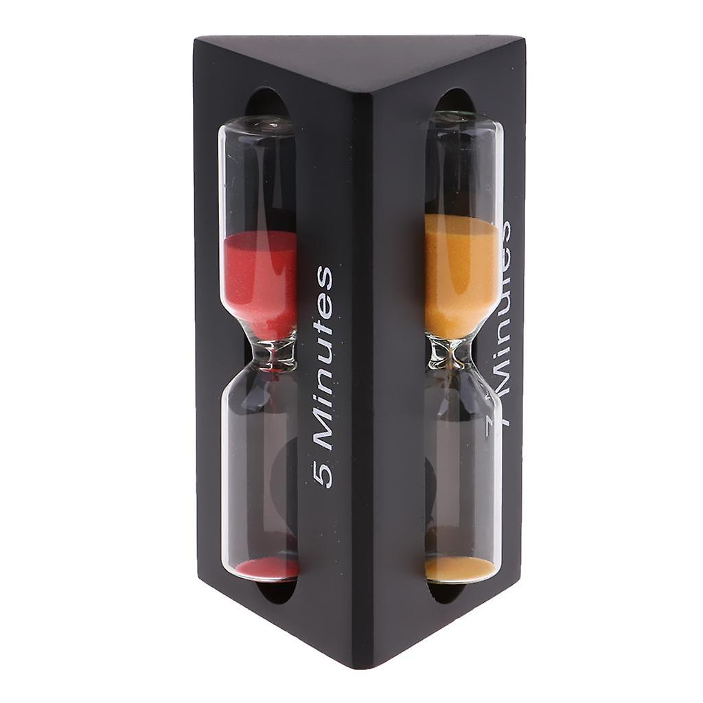 3/5/7 Minuten Sanduhr Sanduhr Bürsten Timer Küche Timer weiß