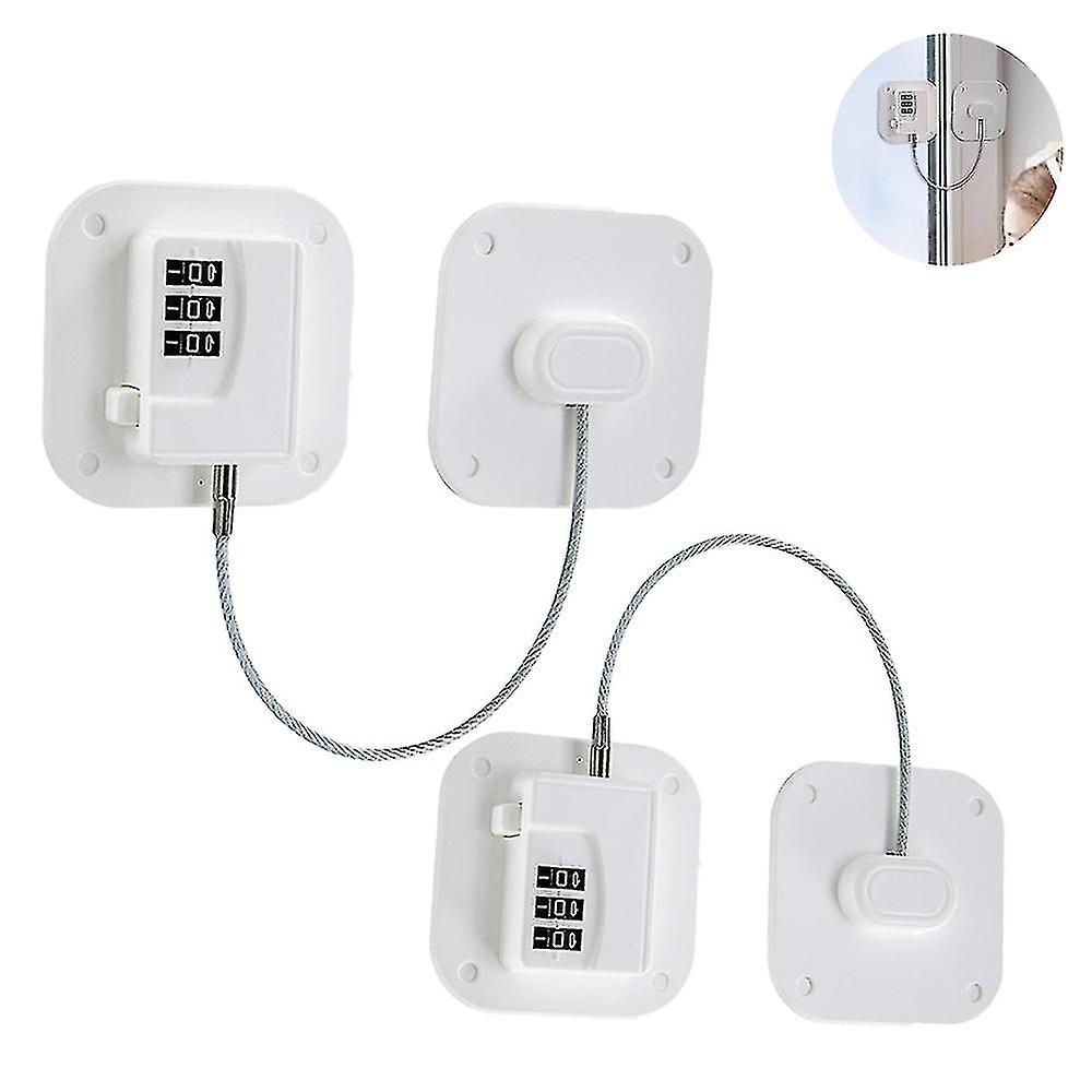 2pack Refrigerator Lock-heavy Duty Combination Fridge Lock, Child/baby