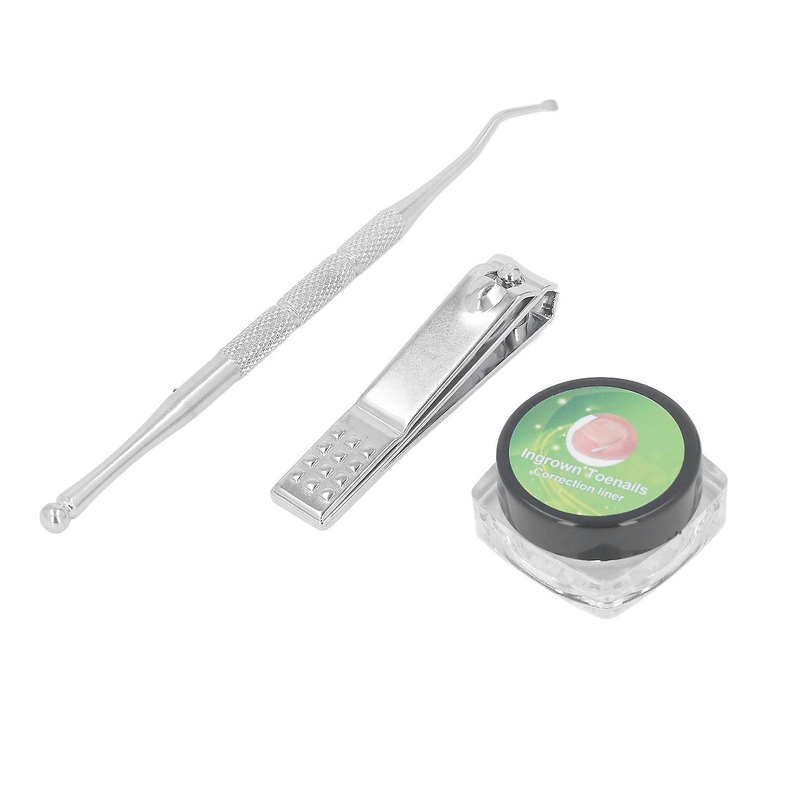 Lot de 50 bandes correctrices pour ongles incarnés en forme de C avec lève-ongles incarnés et coupe-ongles