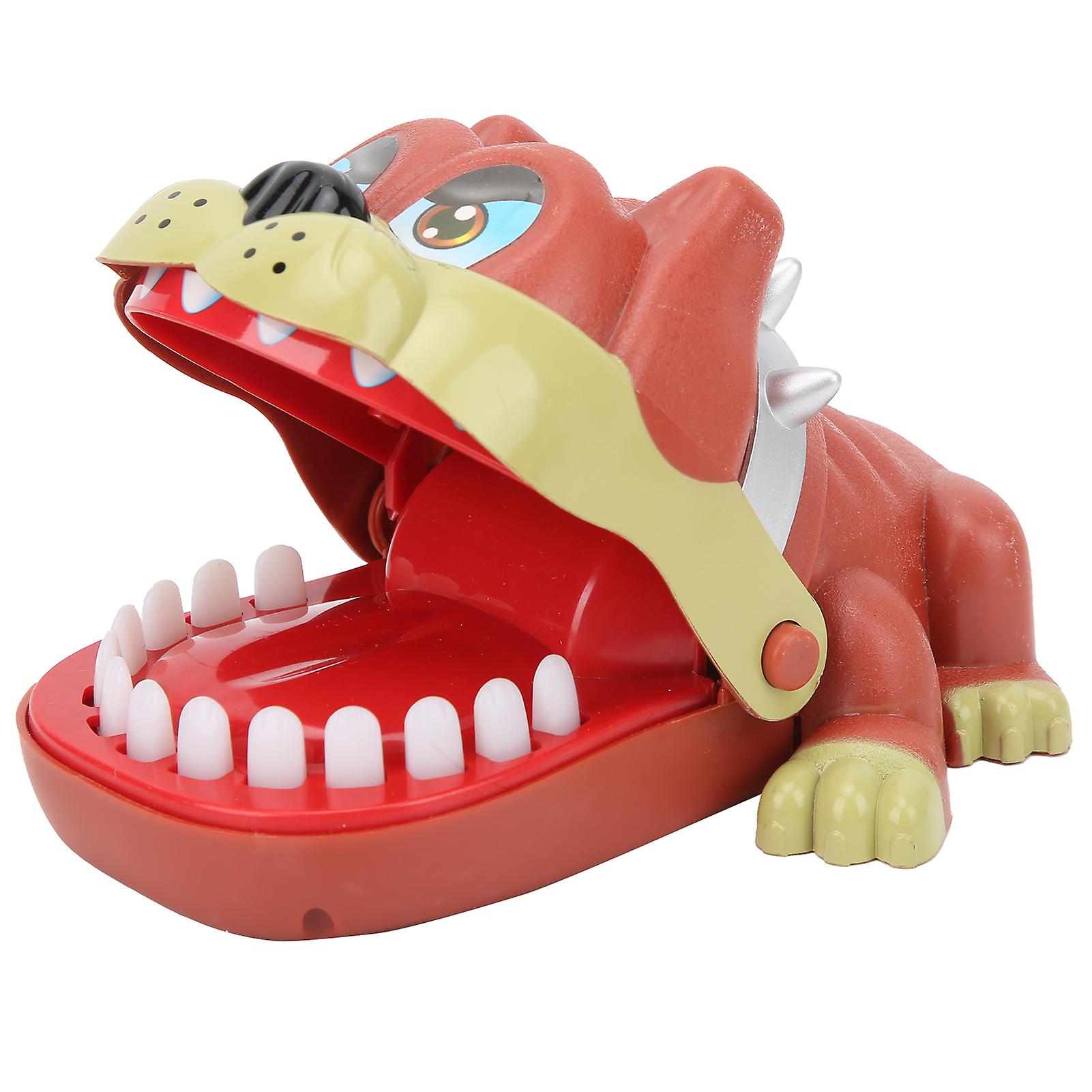 Interactive Dog Biting Game Fun Tabletop Toy Family Party Stress Relief Kids 3Y Plus Durable Plastic Safe Easy-to-Operat