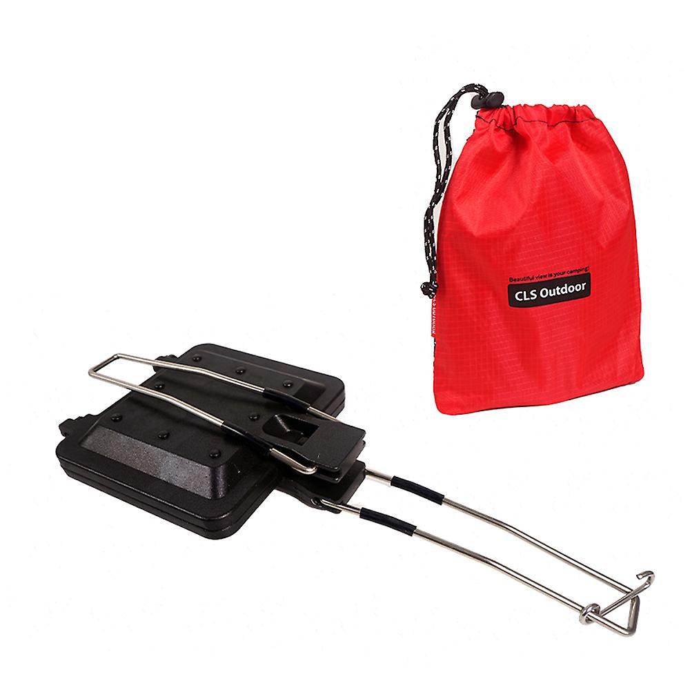 Outdoor Folding Handle Muffin Sandwich Baking Pan