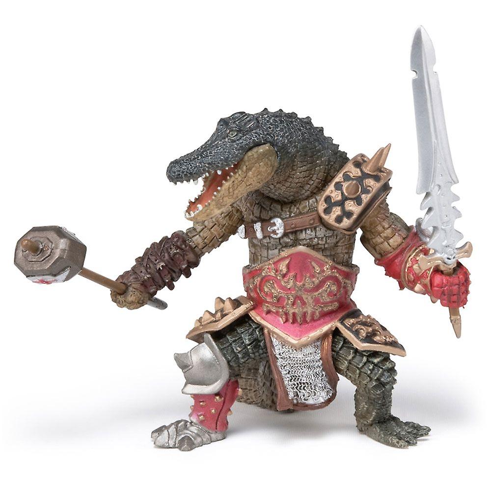 Papo fantasy world crocodile mutant toy figure, three years or above, multi-colour