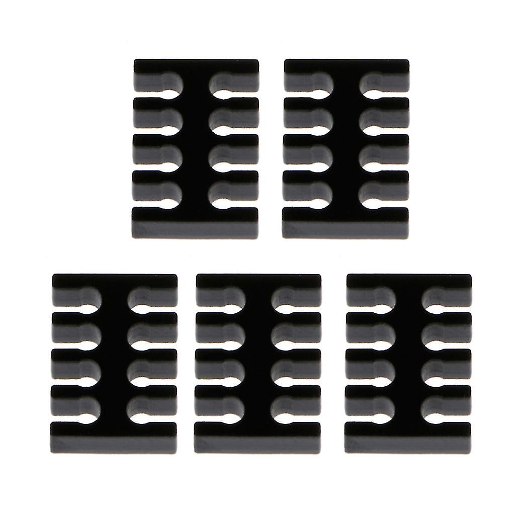 5pcs Pc Cable Comb Clamp Organizer 8pin Computer Management Clamp Clip Power