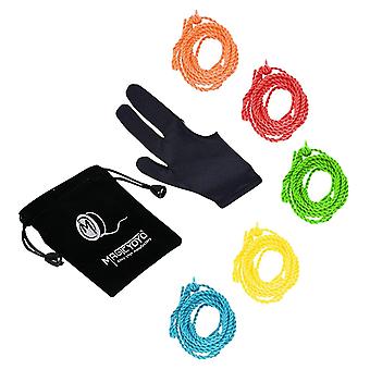 MAGICYOYO Professionell 5st Yoyo strängar (färg slumpmässig) Yoyo handske Yoyo Väska