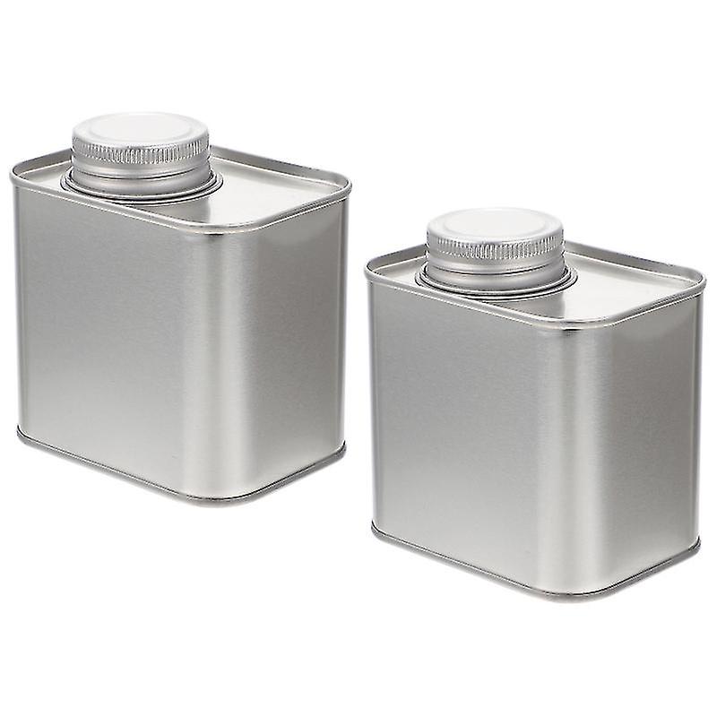 2pcs Tinplate Cans