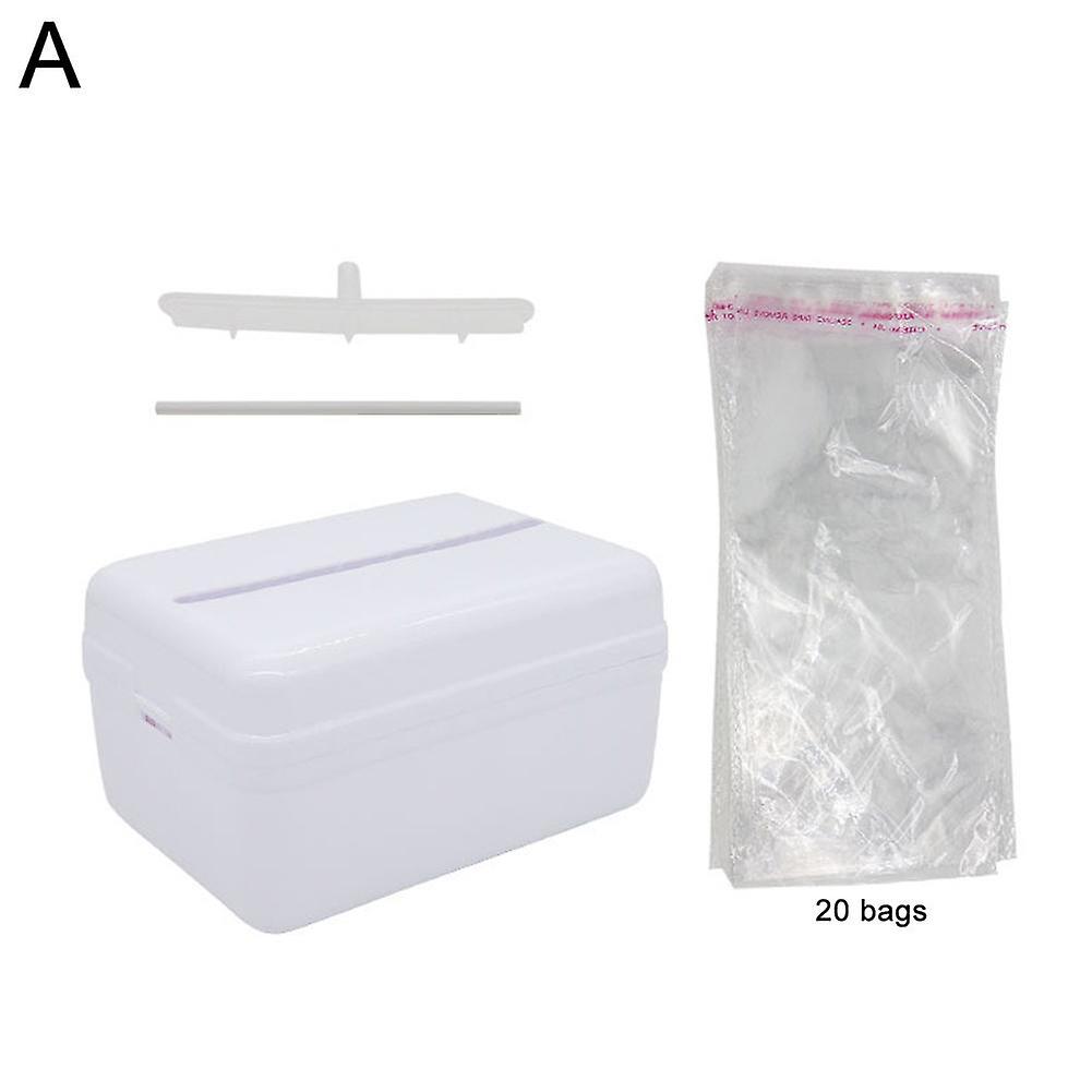 Money box white + 20 bags + pull bar (A)$Surprise money cake box DIY red envelope artifact money pulling creative mechanism cake decoration