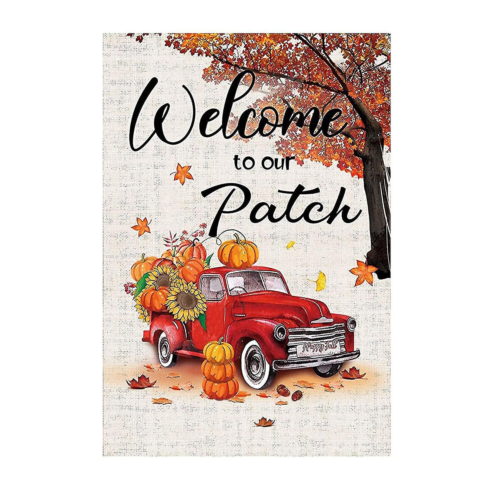 ガーデンフラッグパンプキンテーマ秋祭り吊り旗の装飾