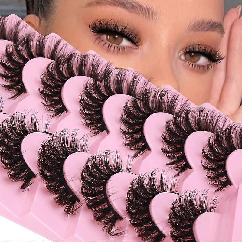 Mink Lashes Fluffy Cat EyeLashes 6D Volume False Eyelashes