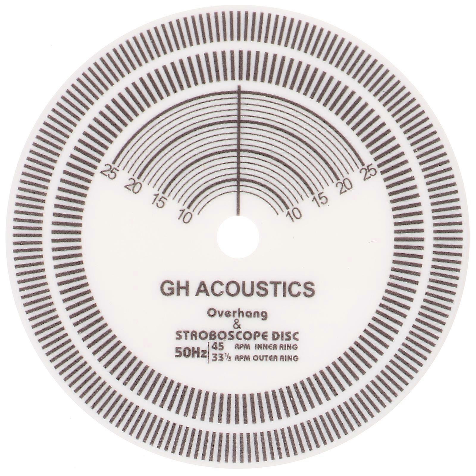 Vinyl Record Player Speed Meter Instrument Rotary Speed Calibration Tool Speed Testing Disk