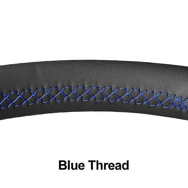 Black PU Artificial Leather Car Steering Wheel Covers for Mercedes Benz C-Class W203 2004-2007 / SLK-Class R171 2004 2005-2008