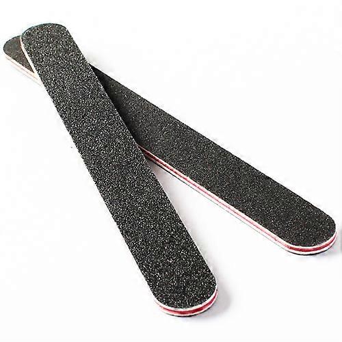 3 double-sided straight files 100/180 Black