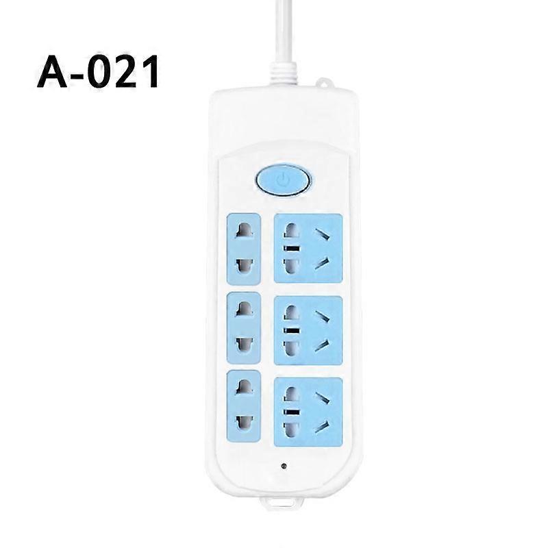 Desktop Wall Power Strip with Switch, Safety Door Socket, 2m Cord, China to EU, UK, US, AU, South Africa Power Plug