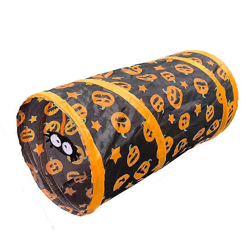 Halloween Pumpkin Cat Passage Tunnel Toy Small